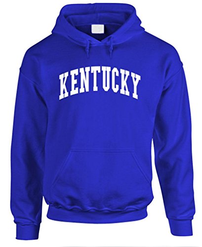 Kentucky - USA America State Pride Patriotic - Mens Pullover Hoodie L Royal