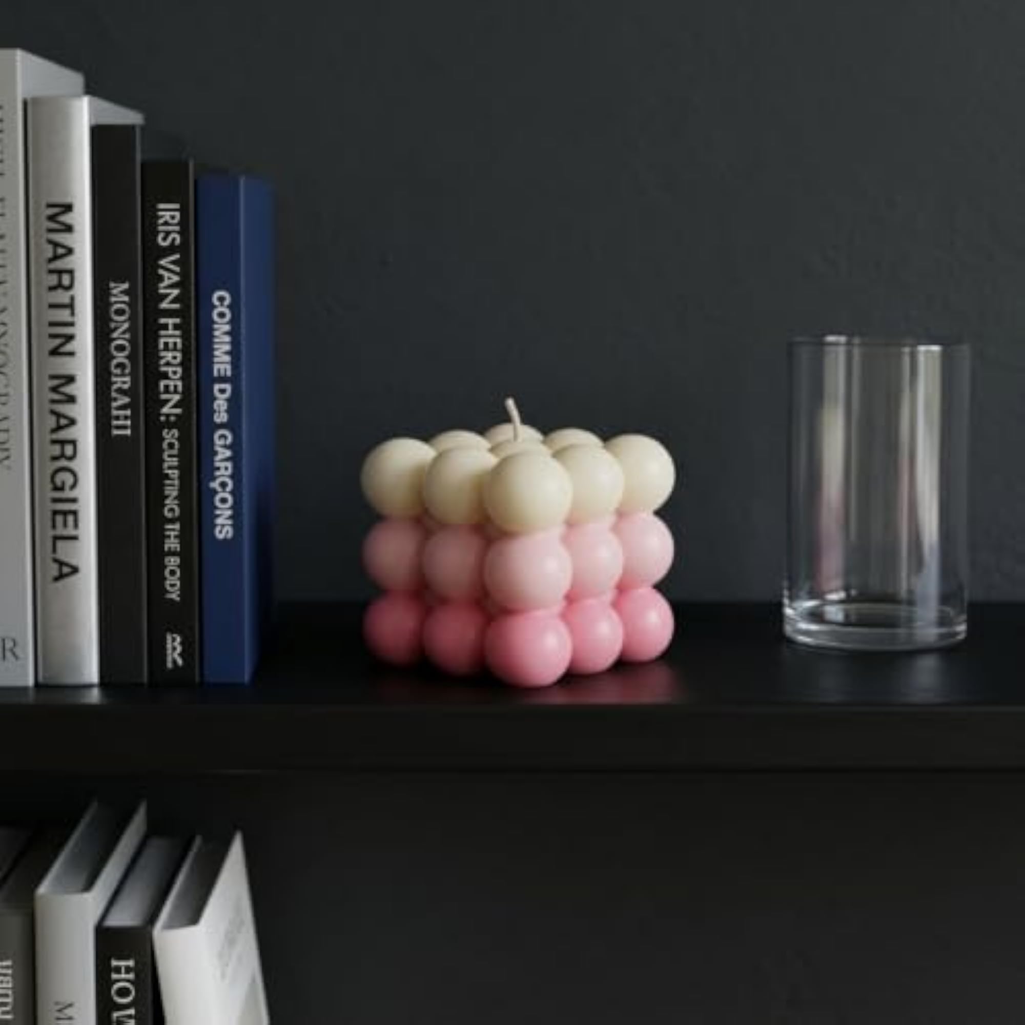 Rose Bubble Cube Soy Wax Scented Candle