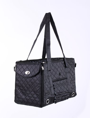 Sherpa Park Tote Pet Carrier, Medium Black