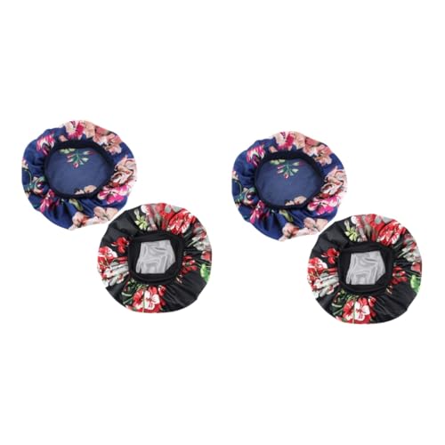 Bonnet satin cheveux bouclés élastique douceur confort