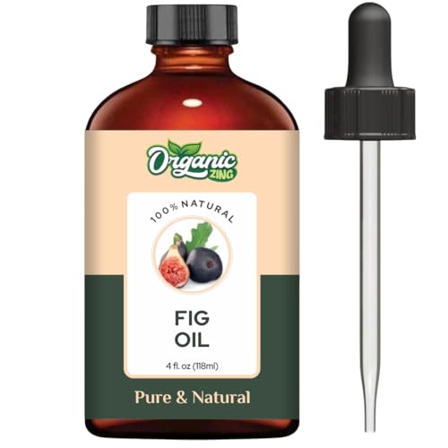 Image of Organic Zing Fig Oil 118 ml (3.99 fl oz) - Cold Pressed Carrier Oil for Skin Moisturizing Formulations, Facial Blends & DIY Cosmetic Preparations