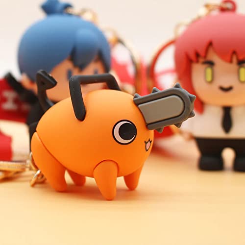 Image of AUGEN Chainsaw Action Figure Keychain Limited Edition for Car, Decoration, Cake, Office Desk & Study Table (Pack of 1)