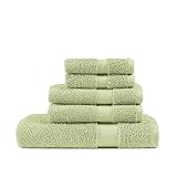 Bath Towels Set, 5 Piece Towels for Bathroom, 100% Cotton Large Bath Towels, Super Absorbent Bath Ha