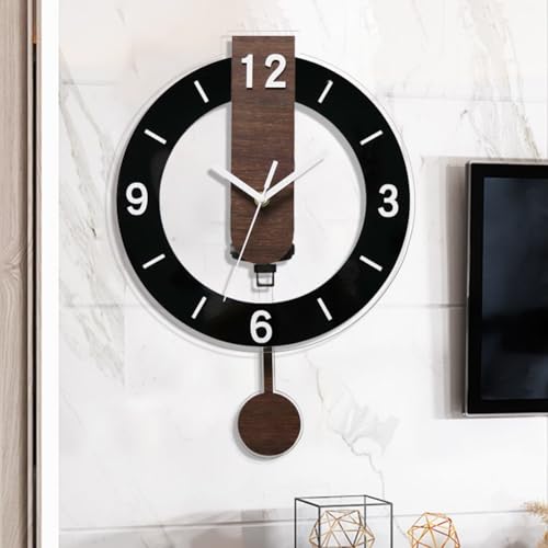 Grande horloge murale silencieuse idéale pour bureau - 4