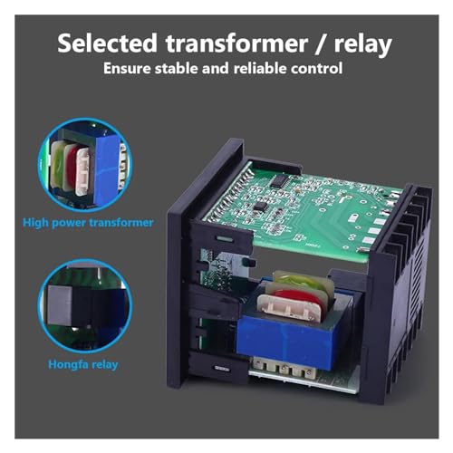 Controlador PID CHB902 con salida de relé AC250V y pantalla LCD 6