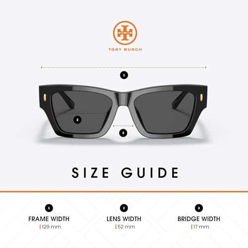 Tory Burch TY7169U Rectangular Sunglasses for Women +BUNDLE with ACCESSORY EYEWEAR KIT4