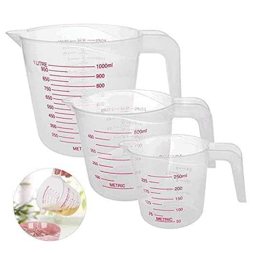 Surflyee Measuring Jugs Set for Kitchen