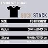 Sock Stack Pack of 3 Mens Plain Crew Neck T Shirts Multipack Work Summer Short Sleeve Slim Fit Breathable T-Shirt for Men, Black Small #2