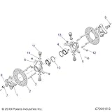 Polaris Brake Disc, Genuine OEM Part 5257196, Qty 1