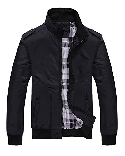 Quge Giacca da Uomo Giacche Classico Retro Vintage...