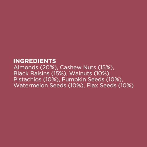 Image of Nutty Gritties Premium Women's Health Mix 200g | Almonds, Cashews, Black Raisins, Walnuts, Pistachios, Pumpkin, Flax & Watermelon Seeds | Rich in Iron & Omega-3 | Resealable Pouch | Healthy Snack