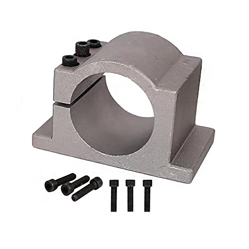 Yeipower Spindle Mount Cnc-Bracket Motor-Clamp - 65Mm Router Engraving Milling Spindle Vise 0.8Kw Or 1.5Kw 6Pcs Screws (65Mm) #TOP4