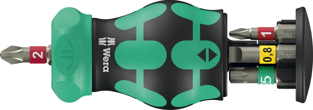 Wera Kraftform Kompakt Stubby Magazine RA 1, 6 Pieces - 05008891001