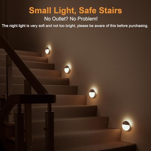 2 Pack Motion Sensor Light Indoor, 2.6