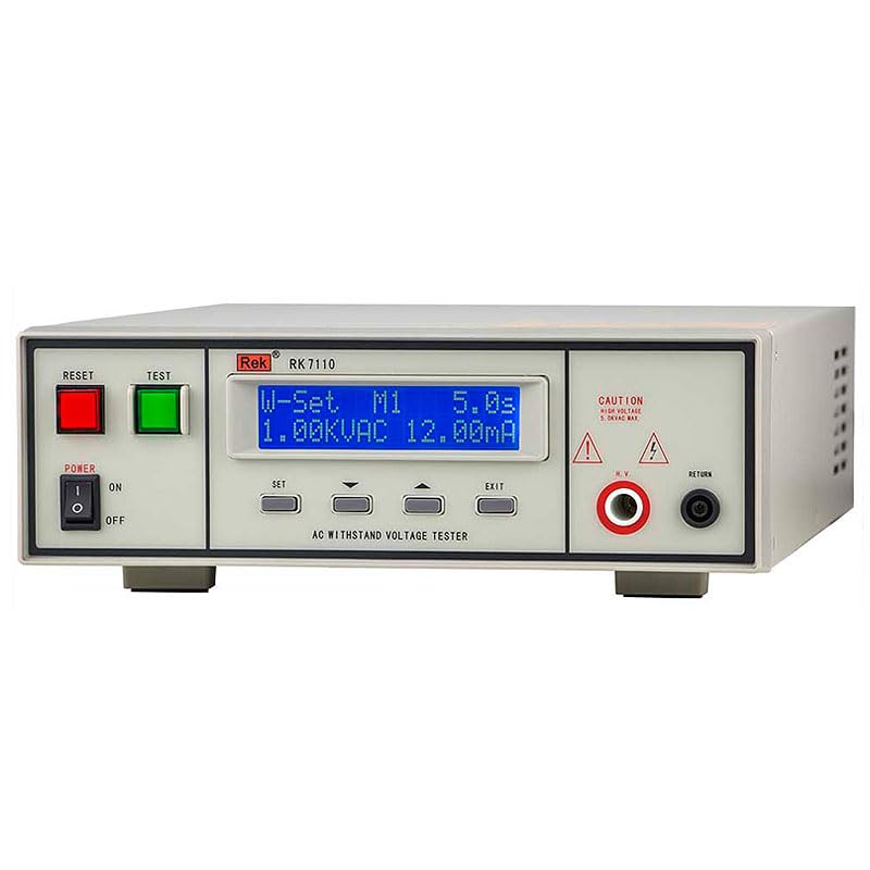 RK7110 Programmable Withstanding Voltage Tester Hi-Pot Tester Voltage AC 5kV Current 12mA Accuracy 2%