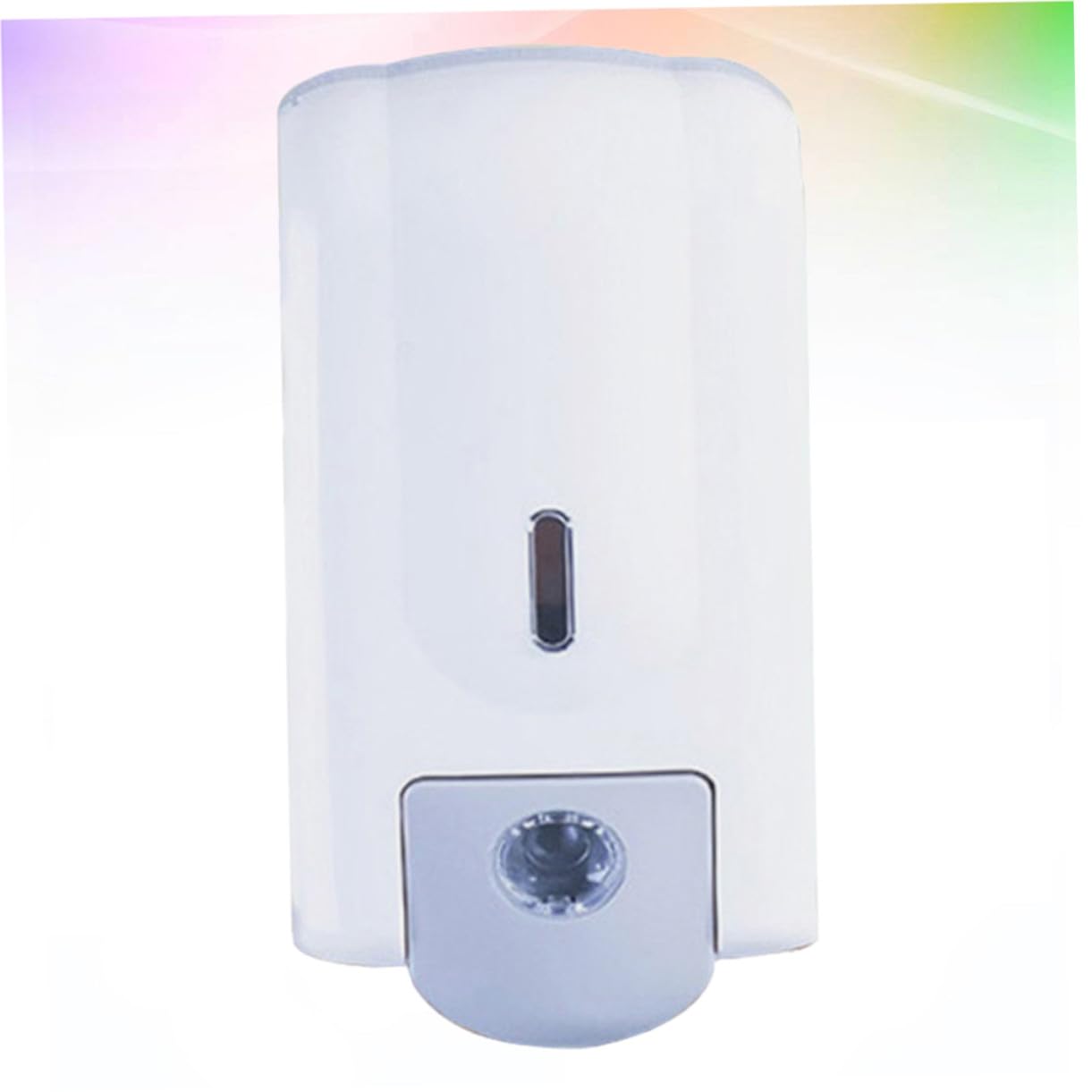 INOOMP Distributore di Sapone Bianco da Parete Dispenser Sapone Liquido Manuale Contenitore Vuoto Ricaricabile per Casa e Hotel