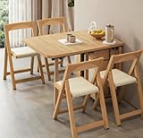 √[Expansión versátil]: Esta mesa de comedor extensible es perfecta for crear un espacio acogedor for comidas íntimas en familia. Tiene capacidad for hasta seis personas cuando sea necesario. Los tableros laterales se pueden levantar y fijar, o plegar for formar una unidad compacta.