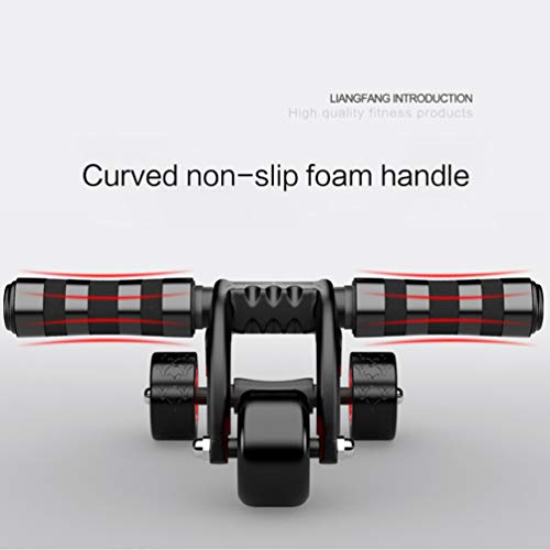 BESPORTBLE AB Rolo de Roda Não-3 - Roda Ab Rolo de Tônico Músculo Abdominal, Equipamento de Treiname