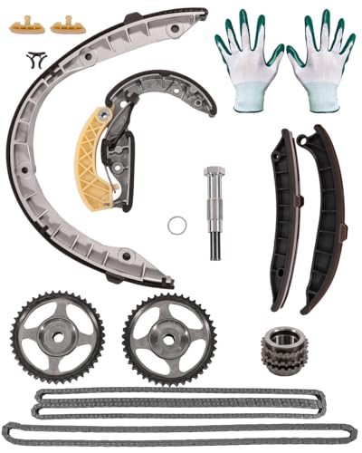 Engine Timing Chain Kit Compatible with Porsche Cayenne Macan Panamera 3.0/3.6L V6 Replace # 94610725801 94610725275