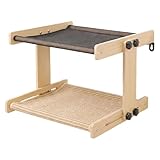 Cat Perch Windowsill,Floating Hammock Indoor Pet Furniture | Window Perch Bed - for Farmhouse Apartment Living Room Bedroom Balcony Study Bedside Cabinet Windowsill