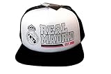 Compatible with RHINOXGROUP Real Madrid C.F. Authentic Official Licensed Soccer Cap (One Size, Real Madrid 9) White