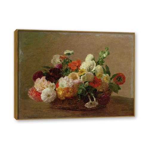 Tableaux Henri Fantin Latour haut de gamme avec cadre couleur teck