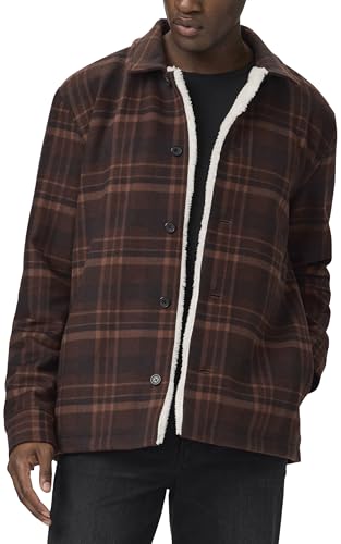 PAIGE Men's Rangel Plaid Fleece Lined Jacket