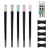 Queta EssStäbchen 5 Paar Spülmaschinenfest Essstäbchen Japanische Kirschblüten Chopsticks für Asiatische Geschirr mit 5 Essstäbchen Ablagen