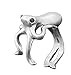 Miniblings Oktopus Ring - I Tintenfisch Krake Oktopode Kraken Tentakel Tauchen Sommer - Handmade Modeschmuck I Fingerring mit Motiv I verstellbar one Size