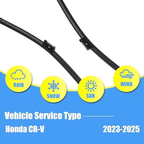 Image of Silicone Wiper Blades Replacement For Honda CR-V 2023-2025