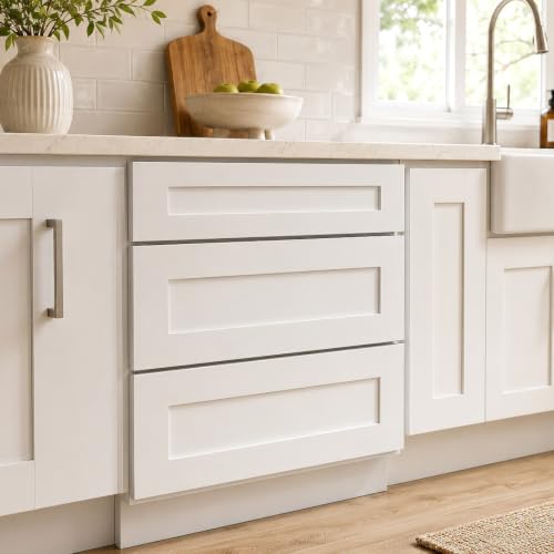 Image of Design House Brookings Kitchen Base Cabinet, 30 inch, White