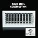 Engera Adjustable Double Deflection HVAC Air Register-Supply Air Diffuser Air Vent Register-Heating/AC Vent Cover-Wall Register 14x6
