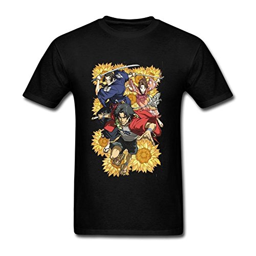 maikeer Men's Samurai Champloo Poster T Shirt S