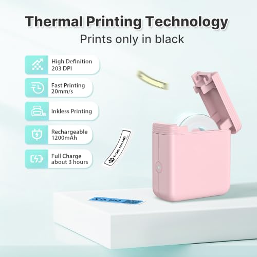 Mini Label Maker Machine with 3 Tapes - image 5