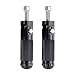 Estriberas Plegables Pedales Traseros Reposapiés para Motocicleta Universal - 8mm