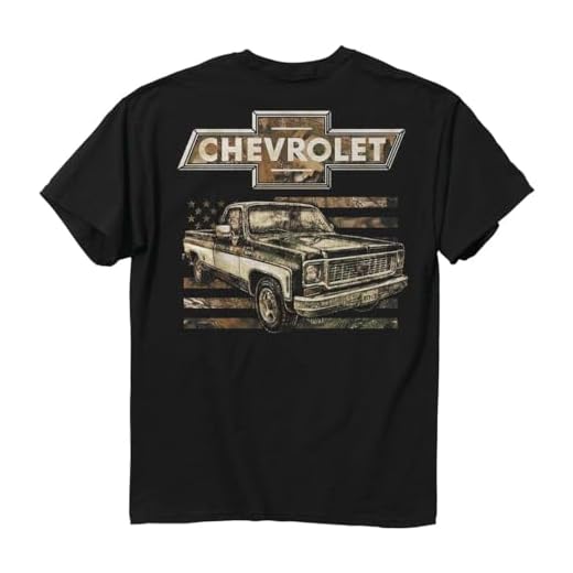 Buck Wear Chevy-73 Camo Flag 5 oz T-Shirt, 2XL
