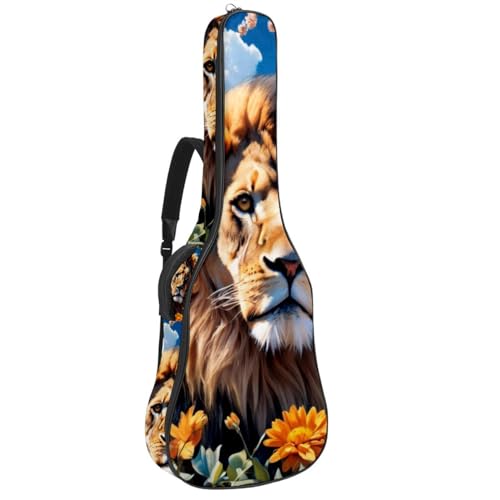 Sac pour guitare acoustique imperméable à couche de protection renforcée