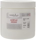 Handy Art Student Acrylic 16 ounce, White Gesso, 1 Pound (Pack of 1)