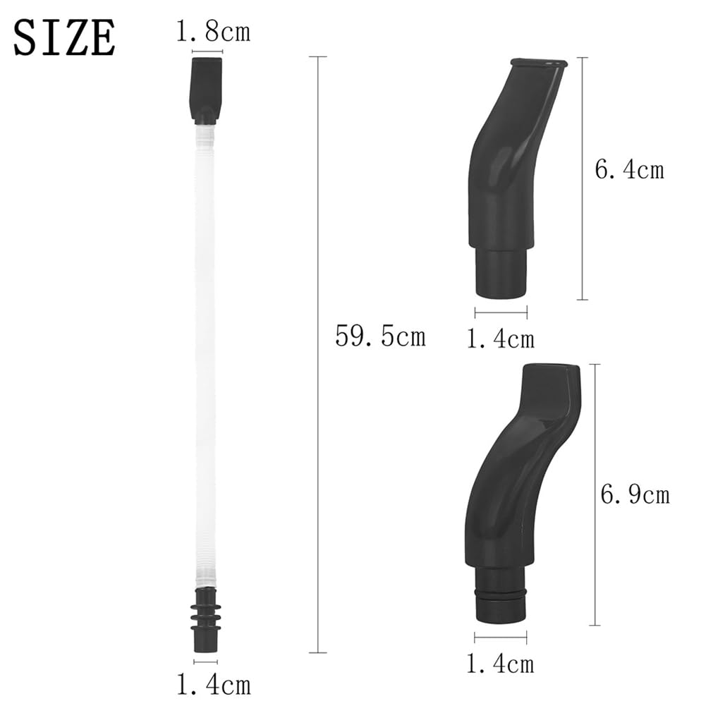 1 instrument mélodique, 32 touches, 32, 37 touches, en ABS noir et blanc, avec embout buccal, tuyau de soufflage