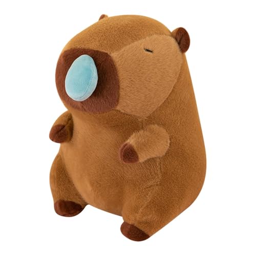 Peluche câline avec histoires du soir et poupée réaliste de 45 cm marron