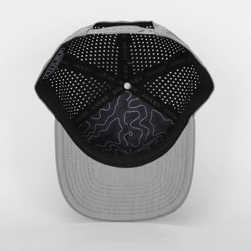 Image of ANKOR Water-Resistant Performance Trucker Hat - Comfortable Men's Athletic Hat for Outdoors, Running, UPF 50