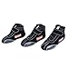 RaceQuip Race Shoes Euro Carbon-L Series SFI 3.3/5 Certified Black Youth Size 12 30400912