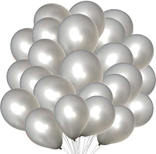 Round Shape Balloons Romantic Baloon Valentines Gift Birthday Wedding Party Red & White Pack of 25