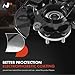 A-Premium Front Left Steering Knuckle & Wheel Bearing Hub Assembly Compatible with Toyota Corolla 2003-2008, L4 1.8L Engine Only, Sedan, Driver Side