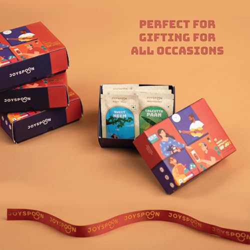 Image of JoySpoon Mukhwas Sachet Box Pack of 3(24 Sachet) Dry Fruit & Seed Mix After-Meal Mouth Freshener
