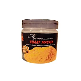 Mahamandaleshwar Chaat Masala Powder 200g Authentic Indian Tangy Spice Mix | Traditional Hand Ground Chaat Masala | Premium Quality, Full Aroma & Flavor