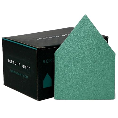 Serious Grit - P120 Grit Sandpaper for Milwaukee M12 Fuel Sanders - 50 Pack