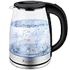 RAINBEAN Electric Kettle Water Boiler, 1.8L Electric Tea Kettle, Hot Water Boiler with LED Light, Auto Shut-Off & Boil Dry Protection