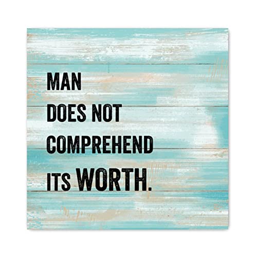 Panneau en bois Man Does Not Comprehend pour rompre la monotonie des murs