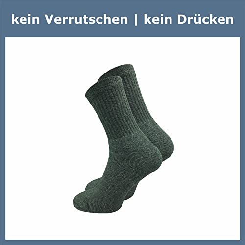 GAWILO 10 Paar stabile Army - Jäger - Freizeit Socken aus strapazierfähiger Baumwolle – Bild 4